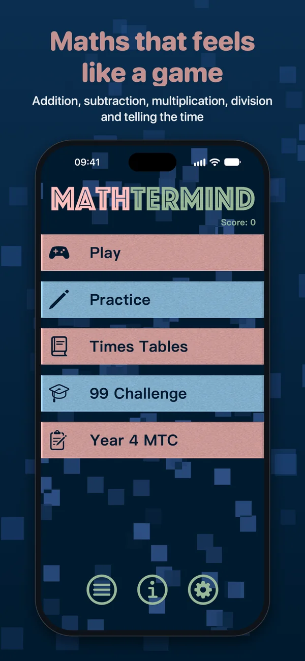 Maths that feels like a game: addition, subtraction, multiplication, division and telling the time