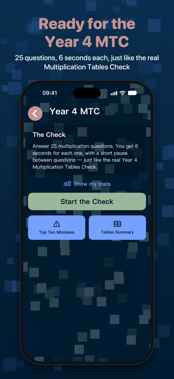 Ready for the Year 4 MTC: 25 questions, 6 seconds each